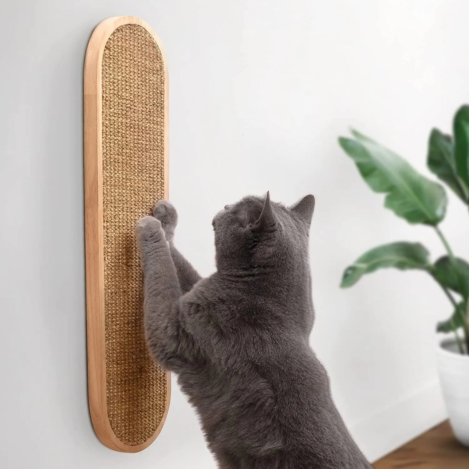 Wall Mounted Cat Scratching Post For Adult Cat Kittens,sisal Cat Scratching Pad,scratcher For