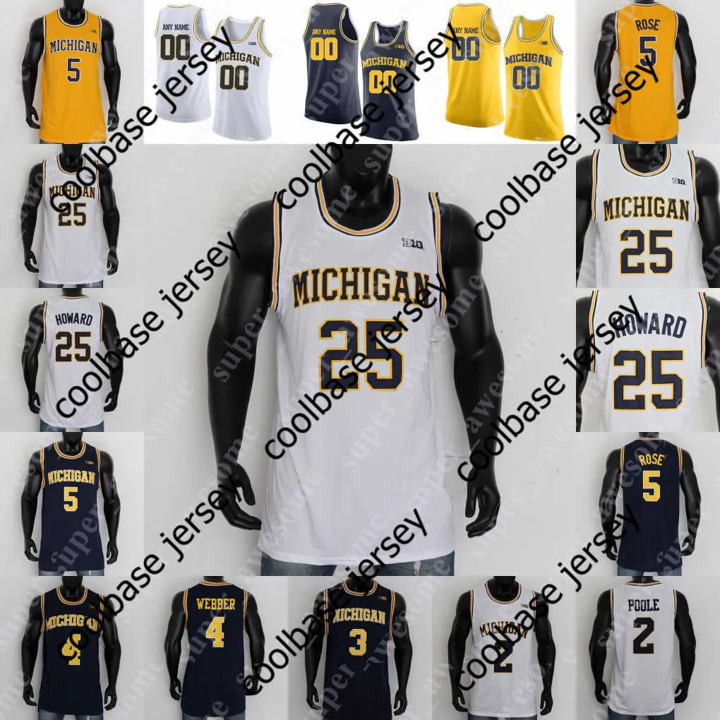 Basketball Jerseys Michigan Wolverines Basketball Jersey Hunter Dickinson Terrance Williams II 2 Bufkin Jaelin Llewellyn Joey Baker Juwan