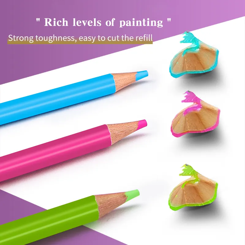 Brutfuner-Kit de crayons de couleur pour dessin, fournitures