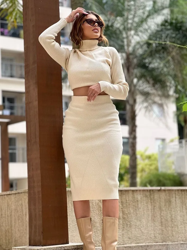 Oversized Turtleneck Sweater Oversized Sweater With Pencil Skirt