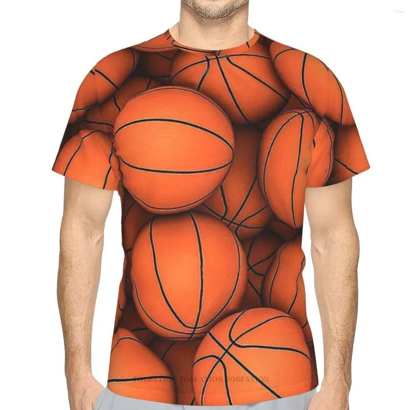 Hommes t-shirts baskets 3D imprimé chemise pour homme en trois dimensions unisexe Polyester lâche Fitness hauts Hip Hop plage hommes t-shirts