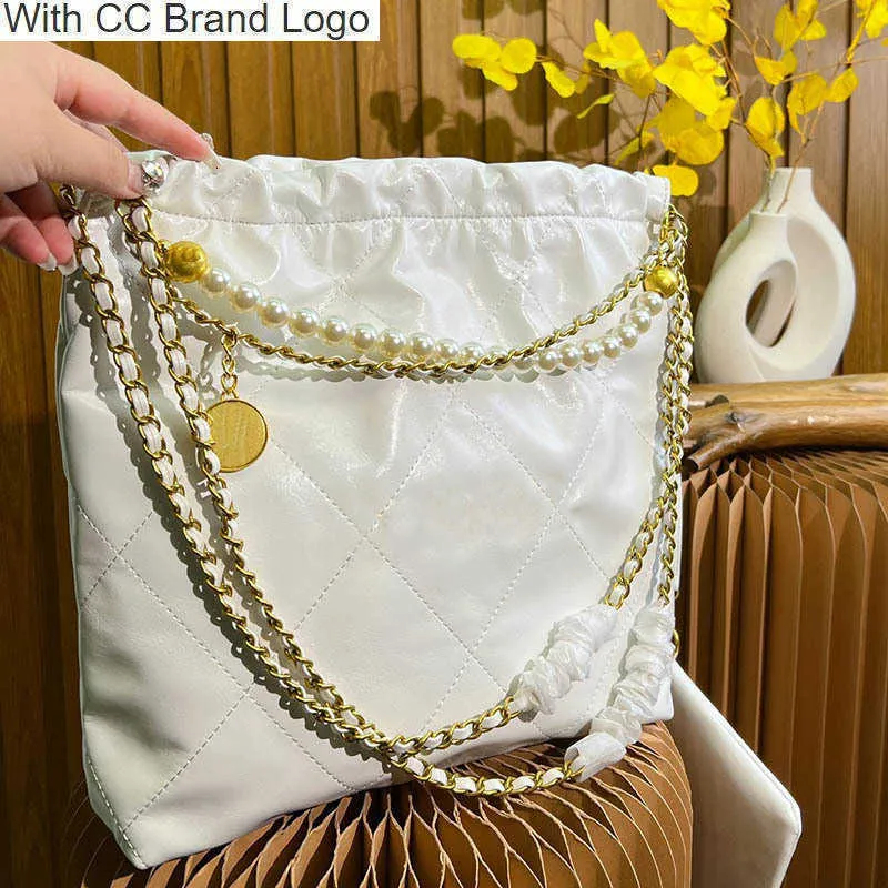 CC Cross Body Body Gold Pearl Pearl Mujeres Crossbody Diseñador Bolsas con embrague Portable Gran capacidad Matelasse Cuero acolchado Totado Classic Luxury Shopping Sho