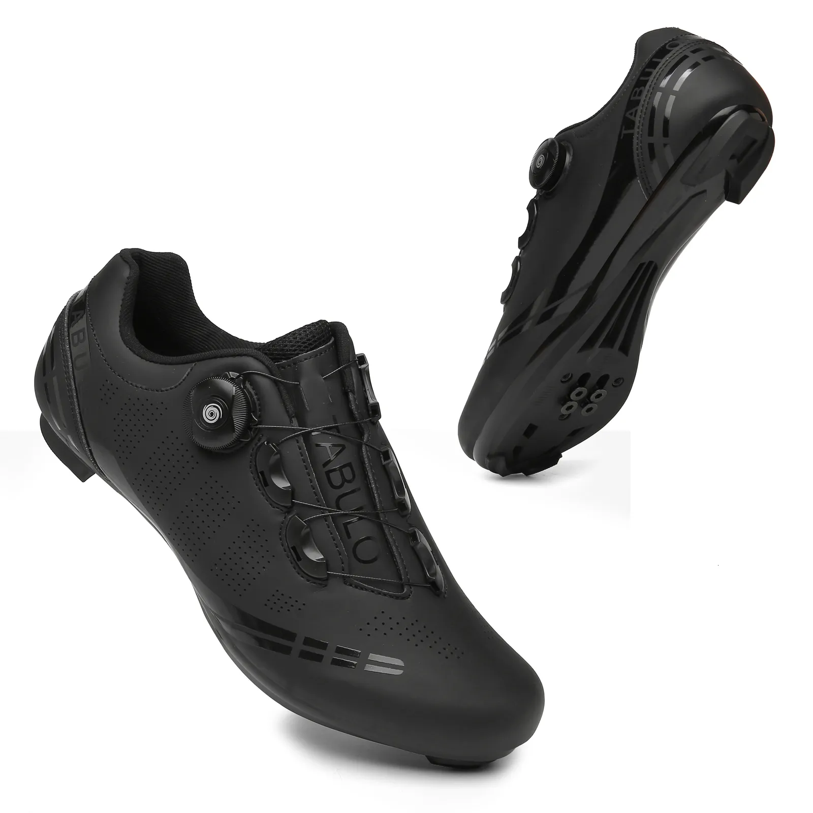 Chaussures De Cyclisme Hommes VTT Chaussures De Cyclisme Avec Clits Route Taquet Femmes Vélo De Route Vitesse Plat Sneaker Vélo De Course Montagne Spd Vélo Chaussures 230801