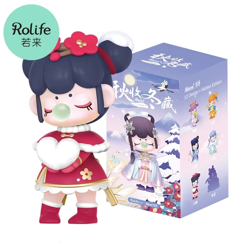 Boîte aveugle Robotime Rolife Nanci 24 termes solaires Boîte aveugle Figurines d'action Poupée Jouets Surprise Box Lady Jouets pour enfants Amis Ensemble complet 230731