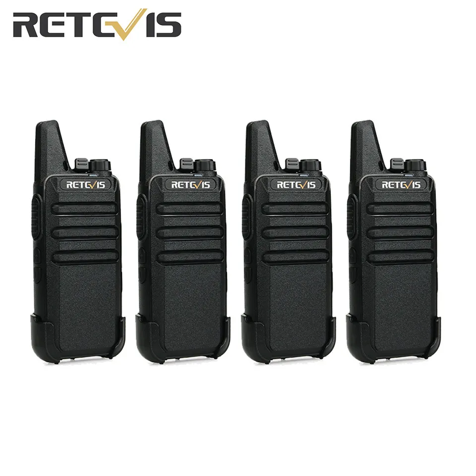 Walkie talkie reteevis rt622 mini 4 pcs walkie talkies pmr4 frs vox портативная двусторонняя радиостанция для ресторана El Camping 230731