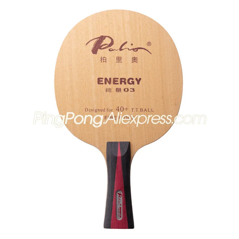 Настольный теннис Raquets Оригинал Palio Energy 03 RACKET 54 Углерод Off Energy03 Ping Pong Bat Paddle 230801