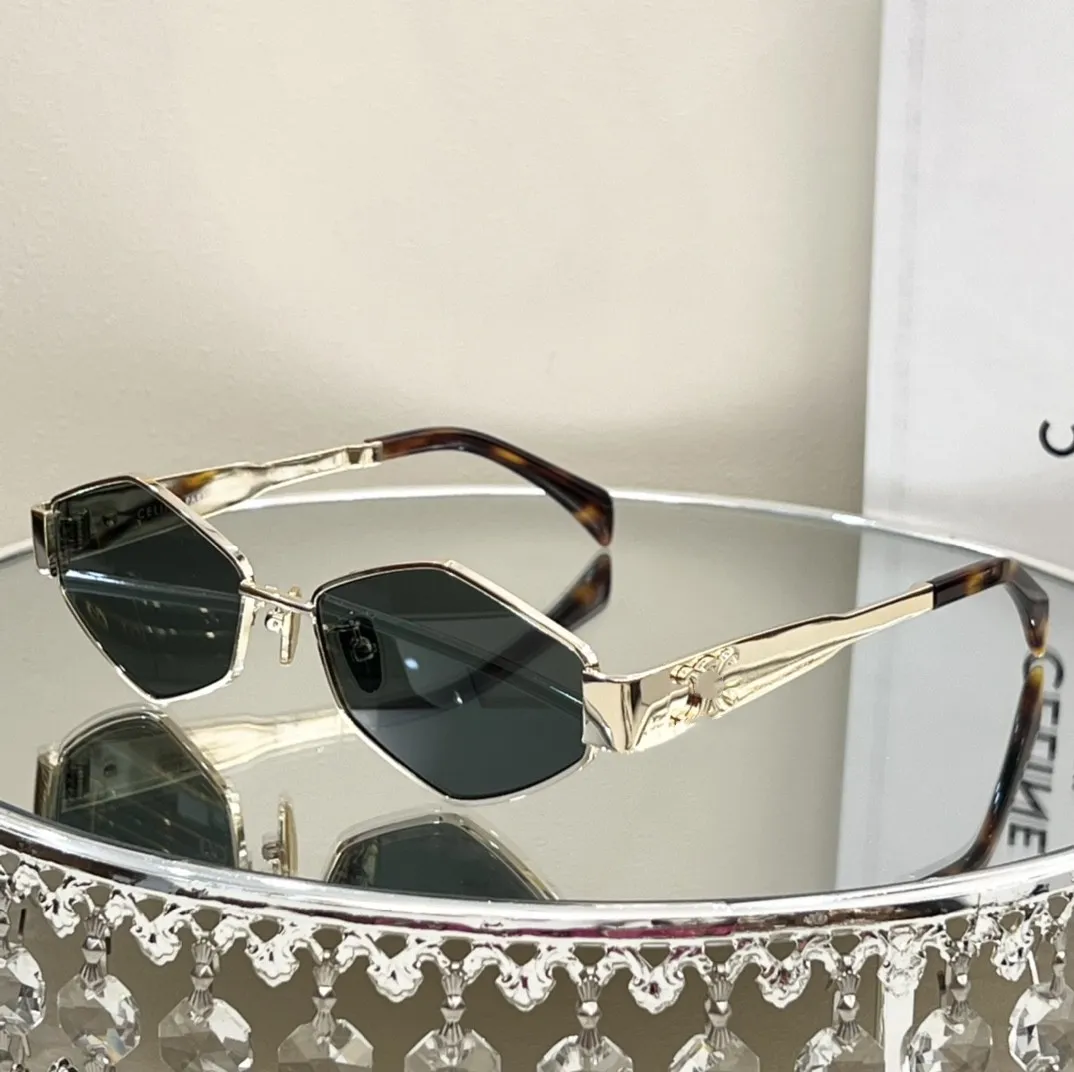 Hexagonal Polarized Sunglasses with Metal Frame UV400 Protection Amazon.com: Sunier Polarized Sunglasses Womens Men, Trendy  main image 3