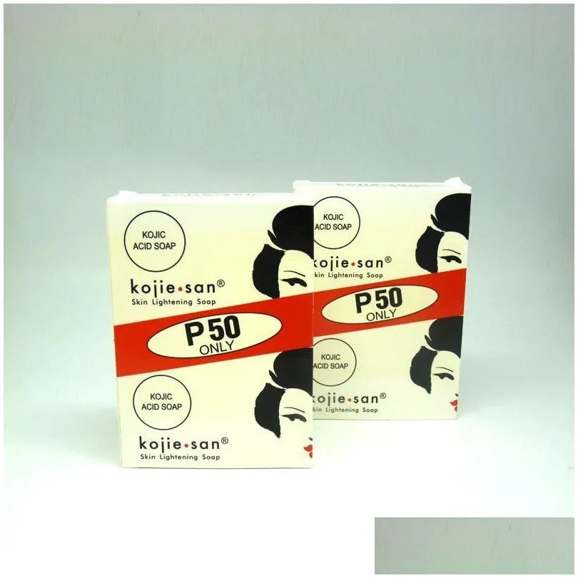 Sabonete artesanal 3x100g kojie san skin clareador clareração branqueador kojic glicerina sabonetes Drop entrega de saúde Banho de beleza DHT7V