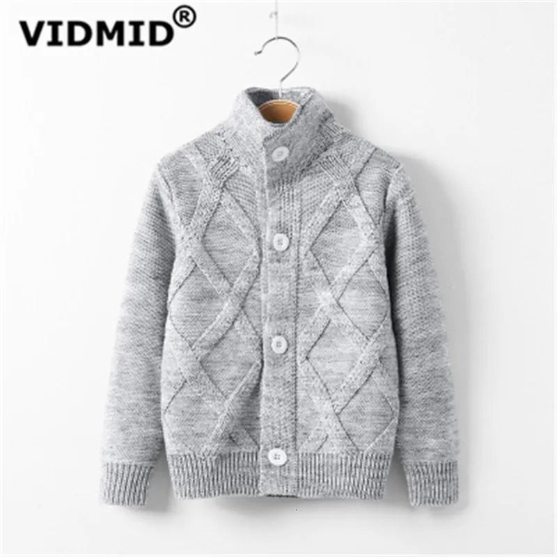 Pullover vidmid Autumn Winter Kids Baby Boys Cardigan Coat Sweaters Girls Cotton Jumpers Jacka Barnkläder 7088 01 230801