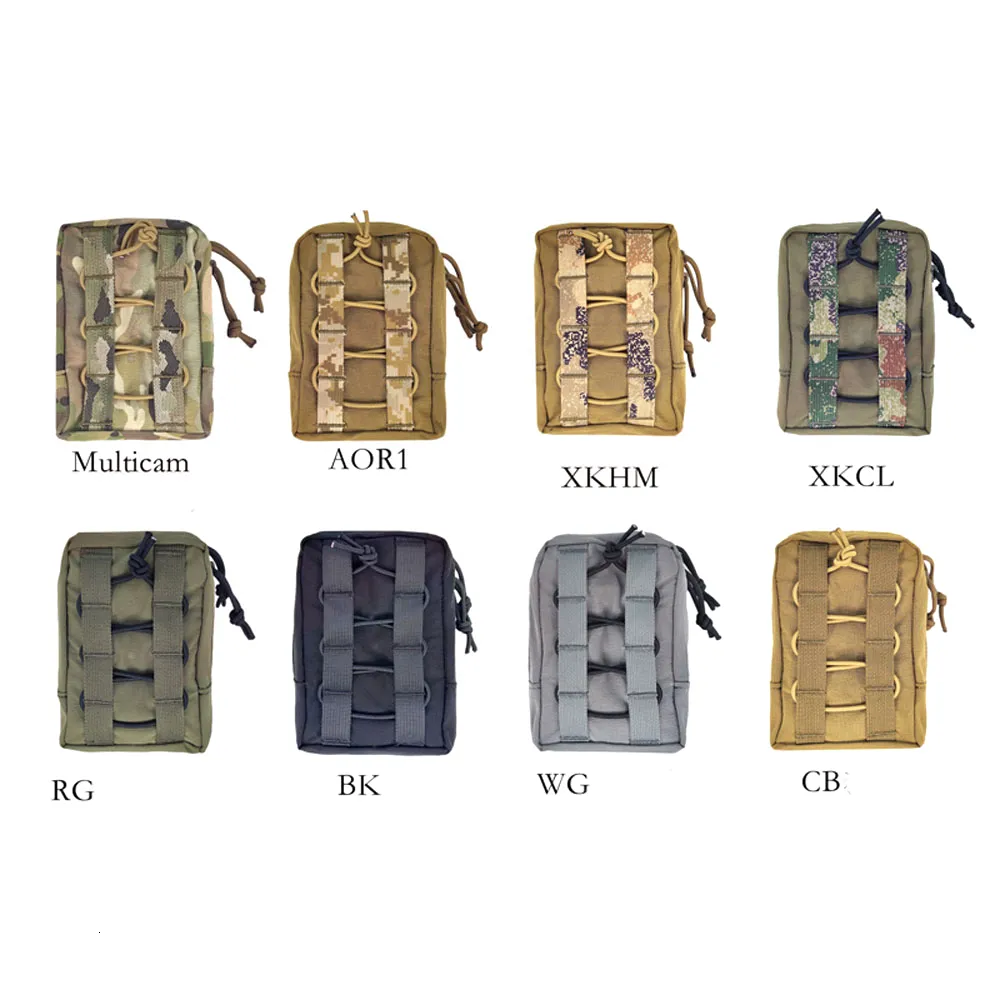 Bag Parts Accessories Tactical Vest FS Small Vertical GP Pouch Molle Sundry Outdoor Multipurpose Cordura Fabric 230731