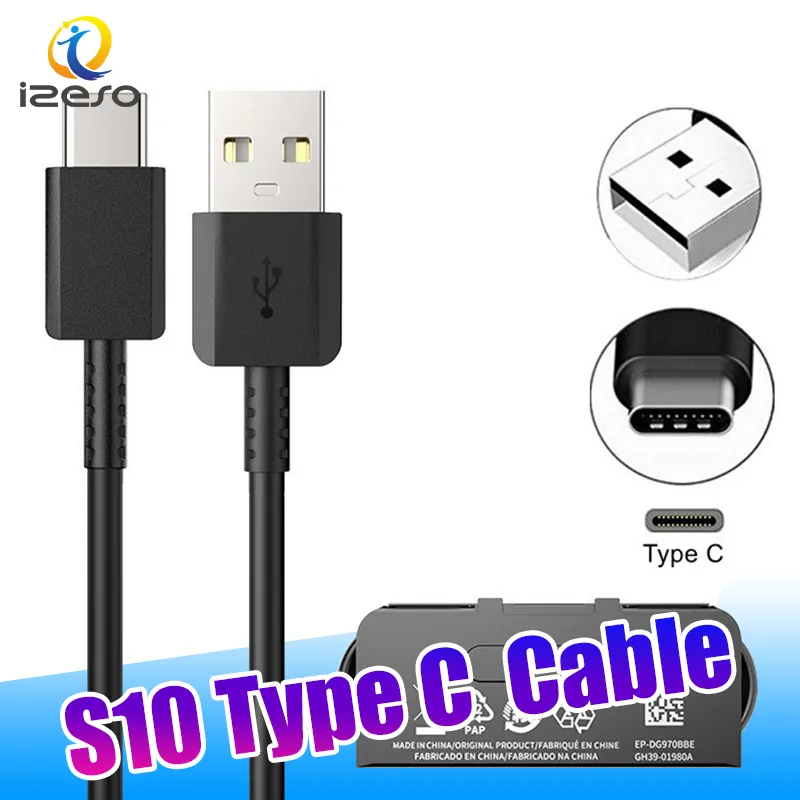 USB to Type C Cable 3ft 2A Fast Charging Cables for Samsung Galaxy S10 S10E S10P EP-DG970BBE S9 S8 Phones izeso
