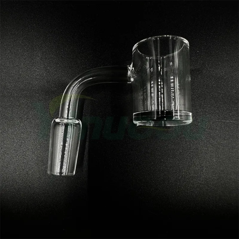 DHL Yinuoou Smoking 25mm Flat Top Quartz Banger 5mm Fondo spesso Saldatura senza giunte Fumo Chiodi vetro Acqua Bong Dab Rigs Tubi