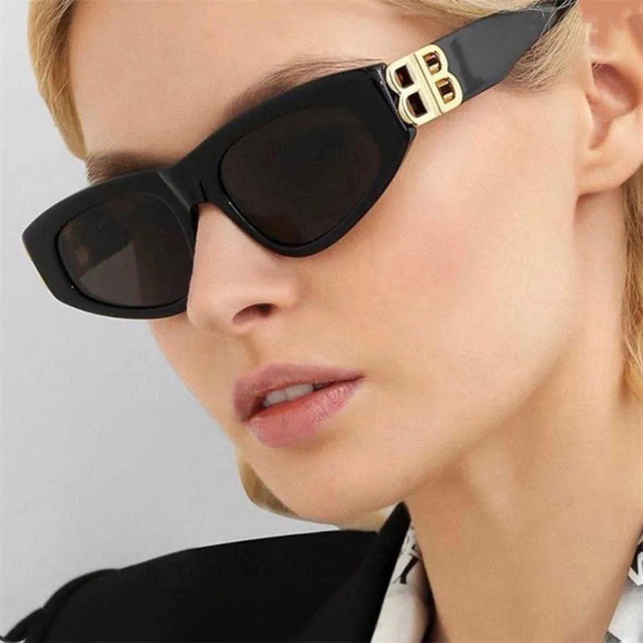 2023 Il nuovo designer di lusso B's cat's eye fashion ins net red gli stessi occhiali da sole mostrano la tendenza del viso BB0095