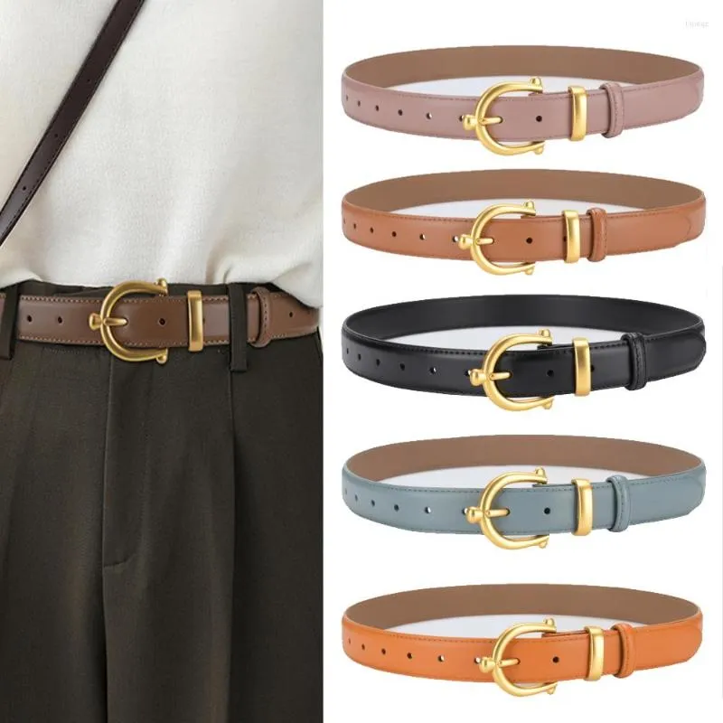 Belts 2.8cm Women Belt Genuine Leather Ladies Thin Fashion High Quality Female Jeans Windbreaker Waistband