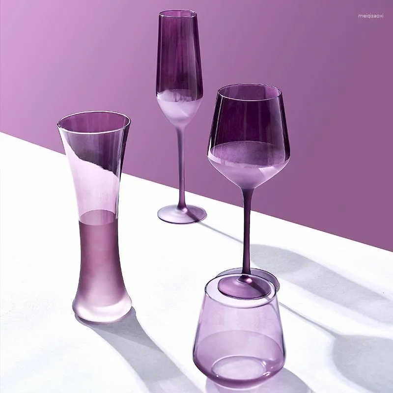 CHAMPAGNE TULIP GLASS  10OZ VIOLET  S/4 main image 0