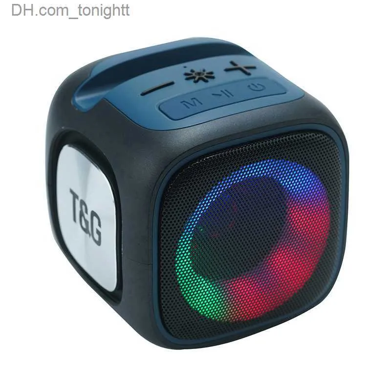 Portabla högtalare Bluetooth -högtalare Mini Wireless Speaker TWS Stereo högtalare Player Portable FM Radio TF Card Subwoofer HIFI LED Music Player Z230801
