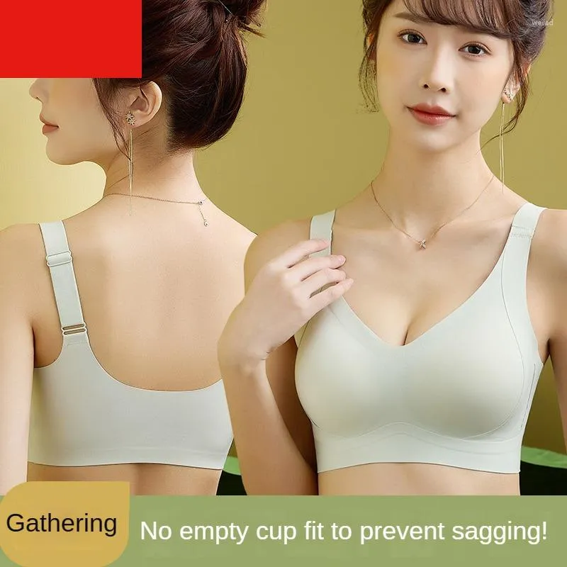 Bras Sexy Lifting Seamless Underwear Womens Small Breasts Gathering No  Steel Ring Upper Holder Breast Adjustable Ladies Sports Bra From 9,23 €