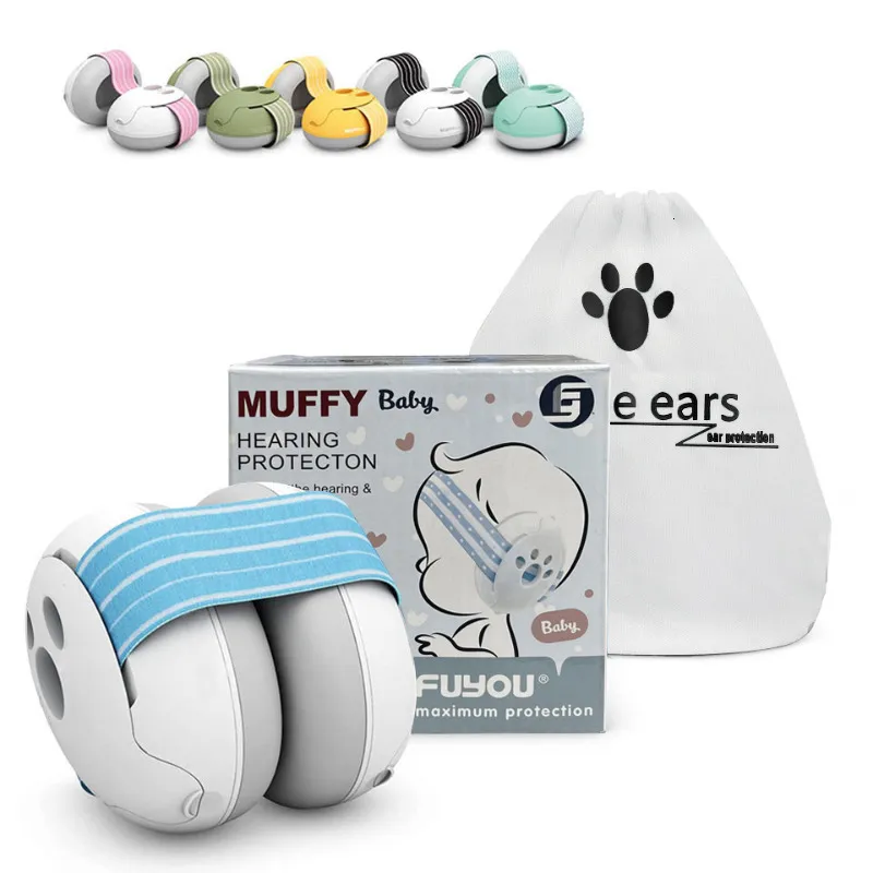 Ensembles de toilettage Cache-oreilles pour bébé Mini-casque Protection auditive anti-bruit réglable Cache-oreilles anti-bruit pour enfants en plein air pour le sommeil et l'avion SNR 25dB 230731