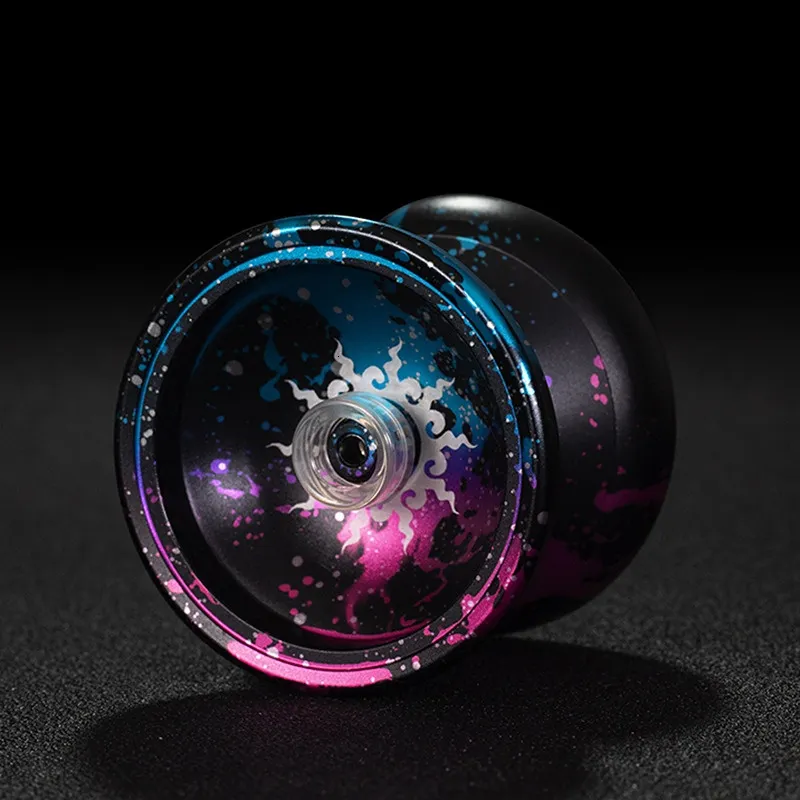 Yoyo H2 Alloy Yoyo Professional Yo With 10 Ball Bearing High Speed Aluminum Unresponsive Yo-Yo Classic Toys For Children Gifts 230801