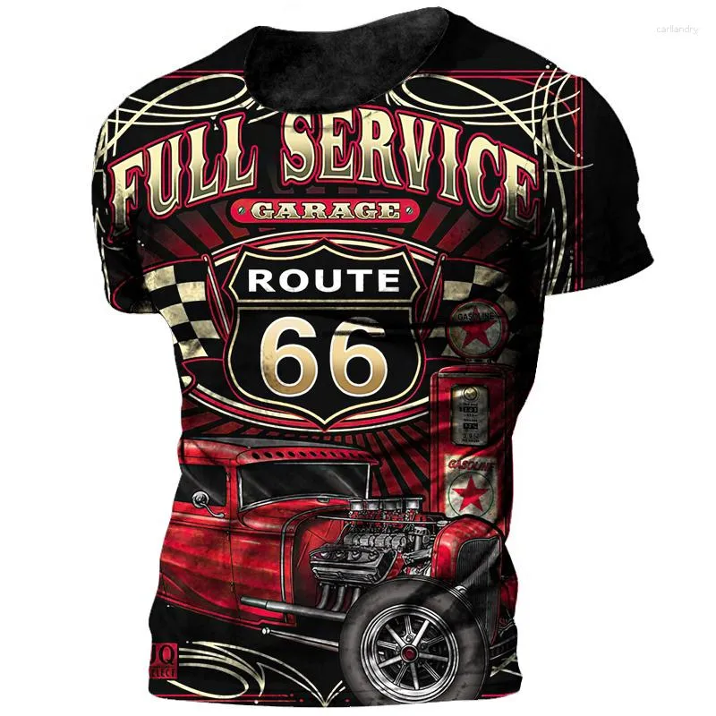 Men's T Shirts Selling Fashionable T-shirt Motorcycle Rider 3D Printed Oversized Racing Short Sleeved High-quality