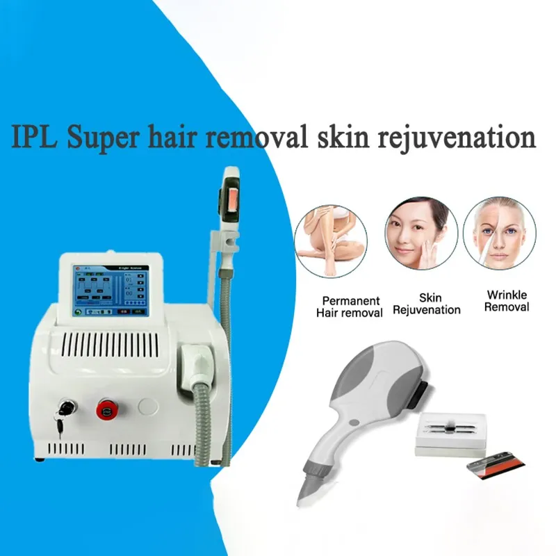 Portable OPT E Light Laser Hair Removal Machine With Ice Feeling
