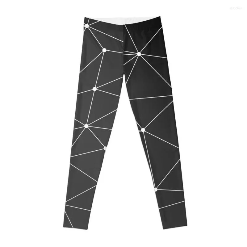 Active Pants Copy Of Polygon Black Grey Leggings Ropa deportiva para mujer