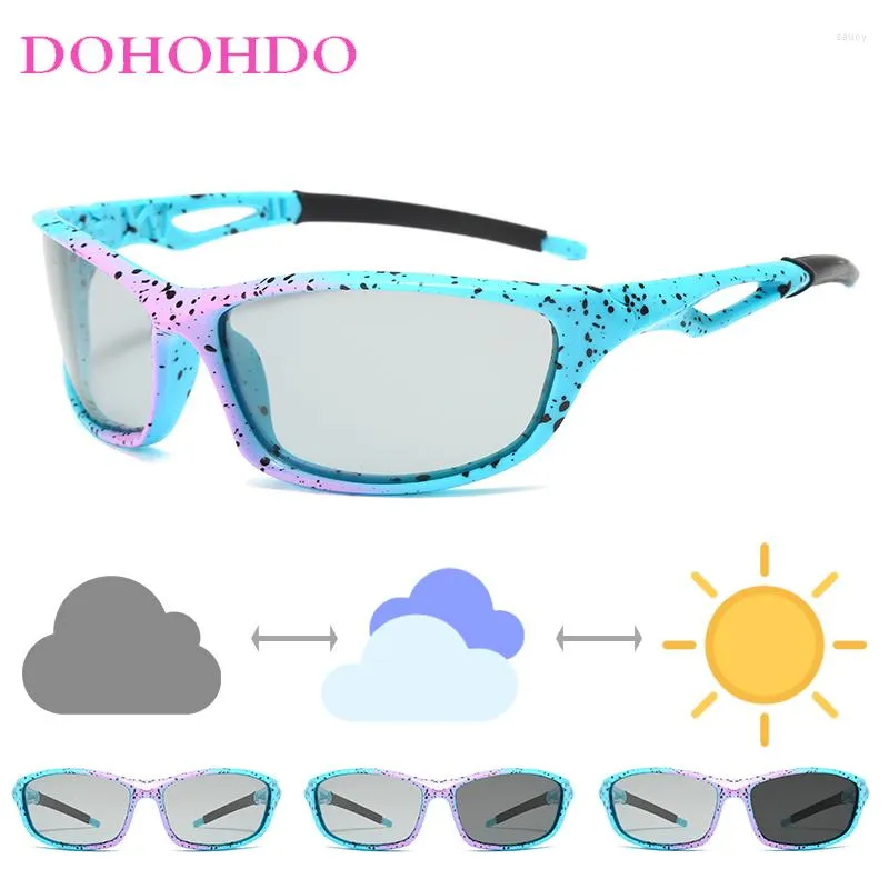 Sunglasses Polarized Pochromic Sports Glasses Men's Camping Hiking Driving Eyewear Women Outdoor Bicycle Road Goggles UV400