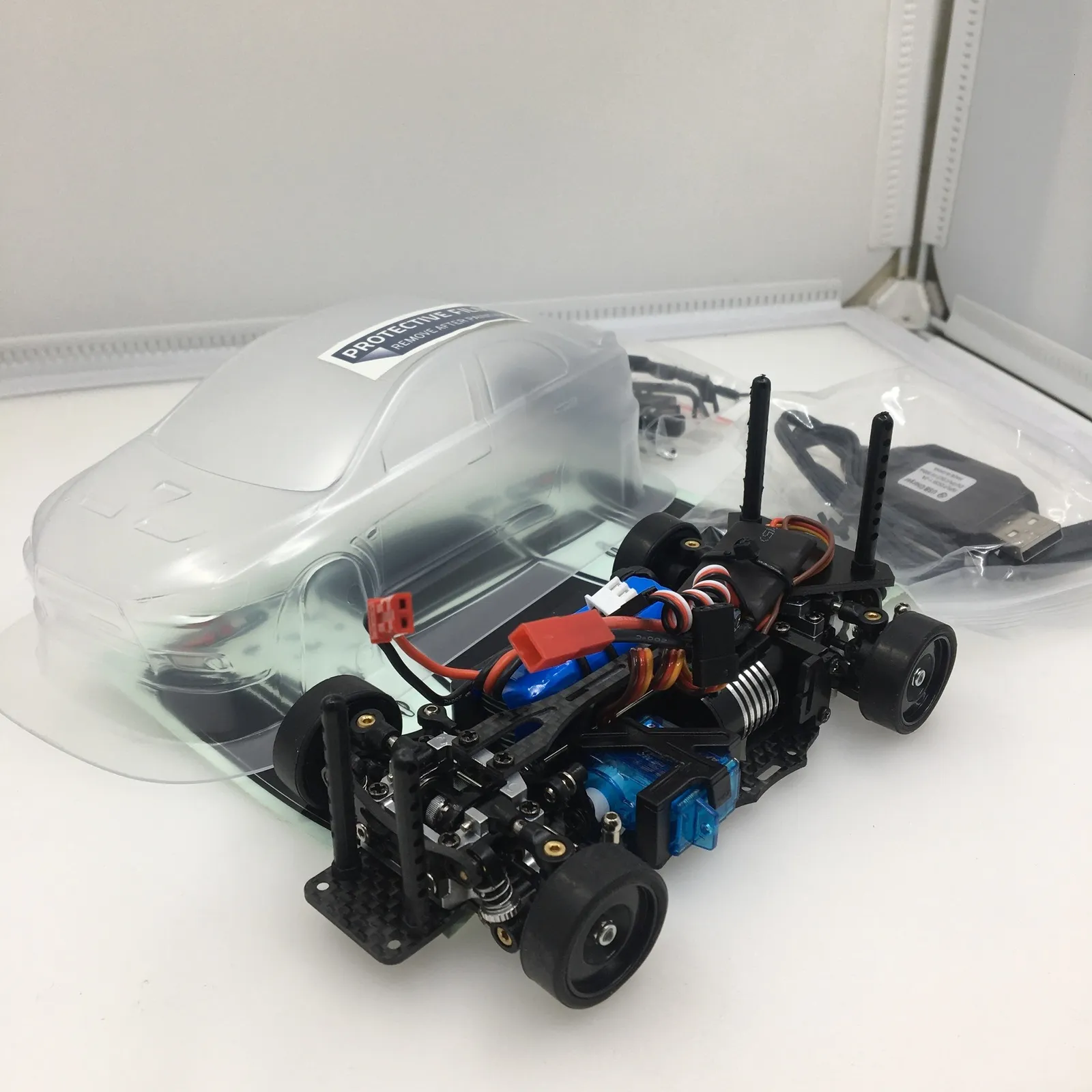 DriftArt MINI Q TRQ7 AWD Mini Truggy Rc Professional Racing Drift