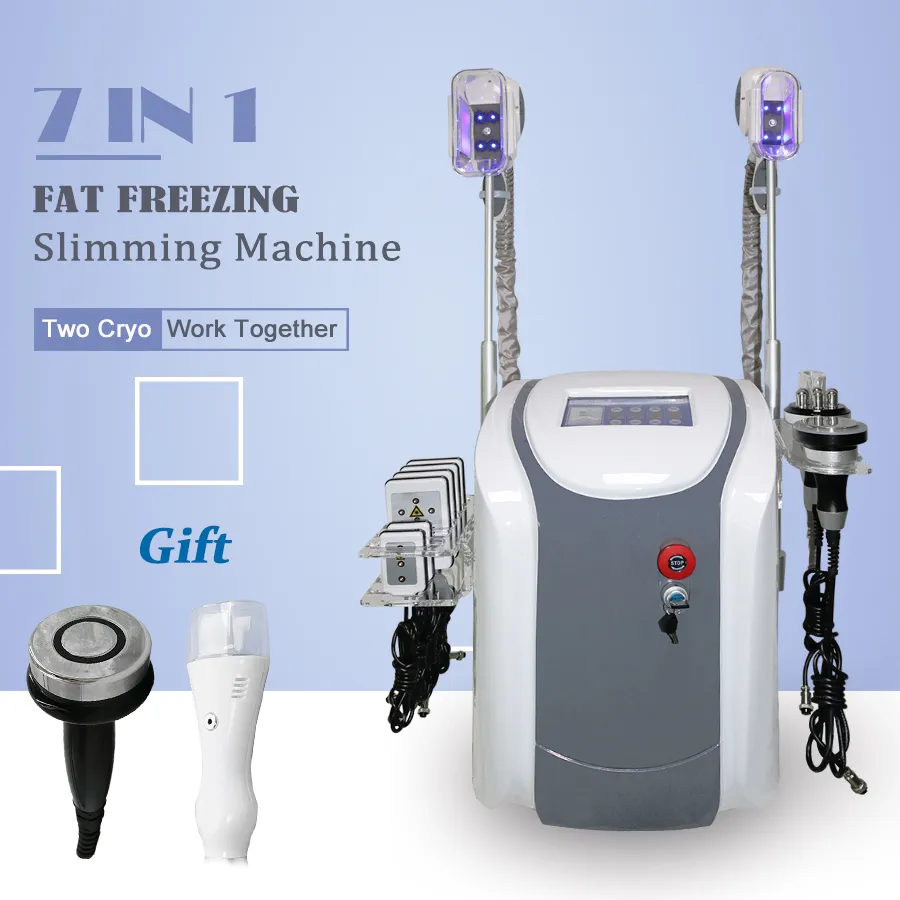 Cryo Lipo Fat Freezing Machine Ultrasonic Cavitation Machine Lipo Laser Viktförlust Slimming Fat Loss