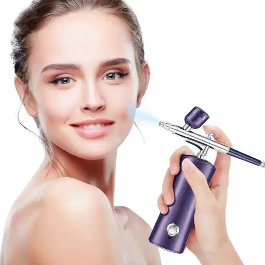 Vapeur faciale Instrument d'injection d'oxygène portatif Nano vaporisateur d'atomisation hydratation profonde beauté importation à la maison 230801