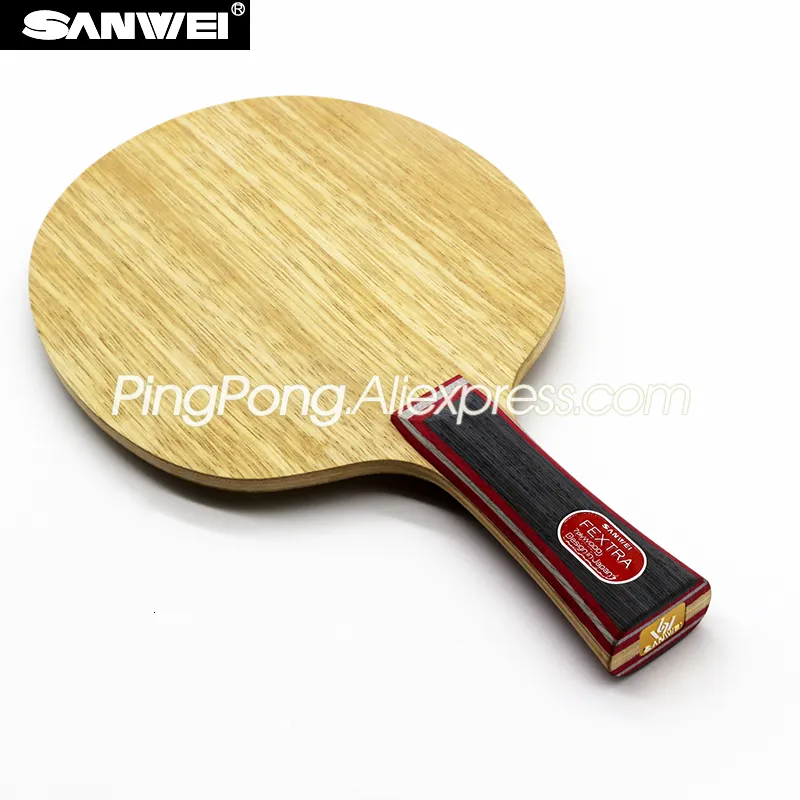 Raquettes de tennis de table originales SANWEI F 7 lame plis raquette en bois raquette de ping-pong 230731
