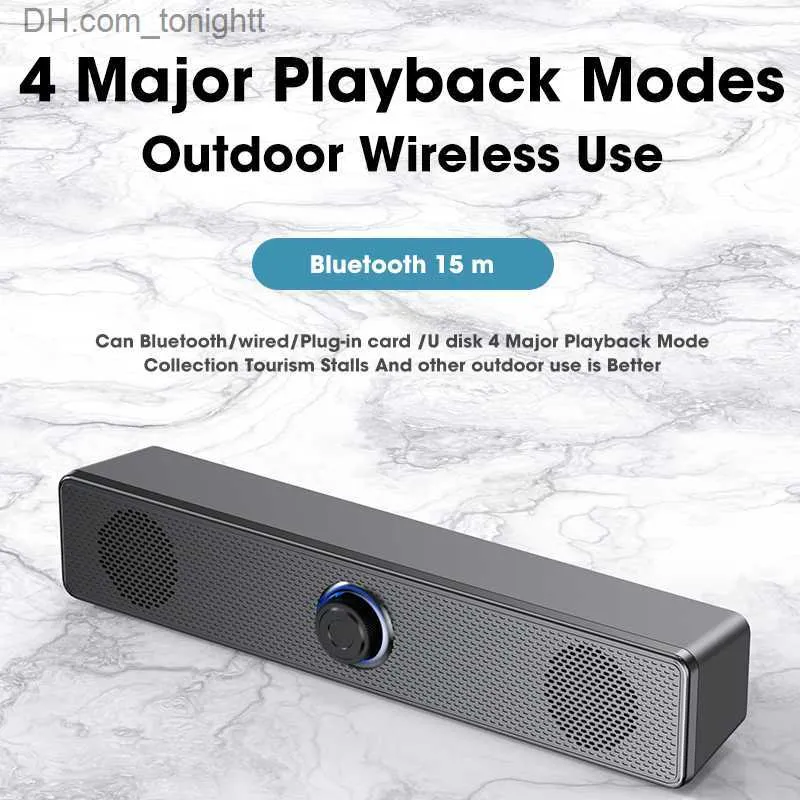 Alto-falantes portáteis sistema de som de cinema em casa alto-falante bluetooth 4d surround barra de som alto-falante do computador para tv alto-falante subwoofer z230801