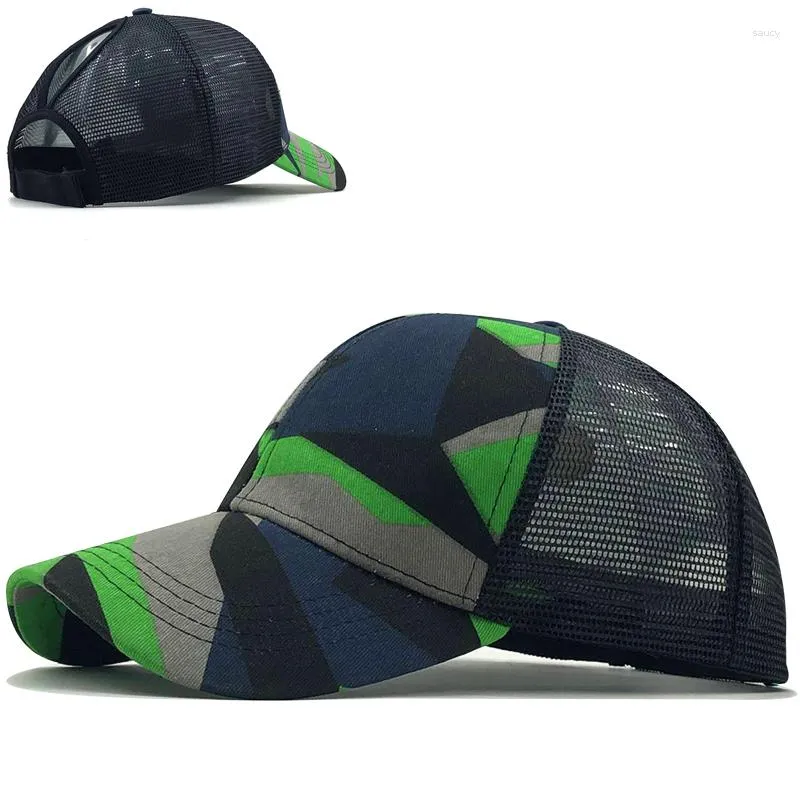 Ball Caps Baseball Cap Women Messy Bun Hat Snapback Camouflage Mesh Spring And Summer Camo Outdoor