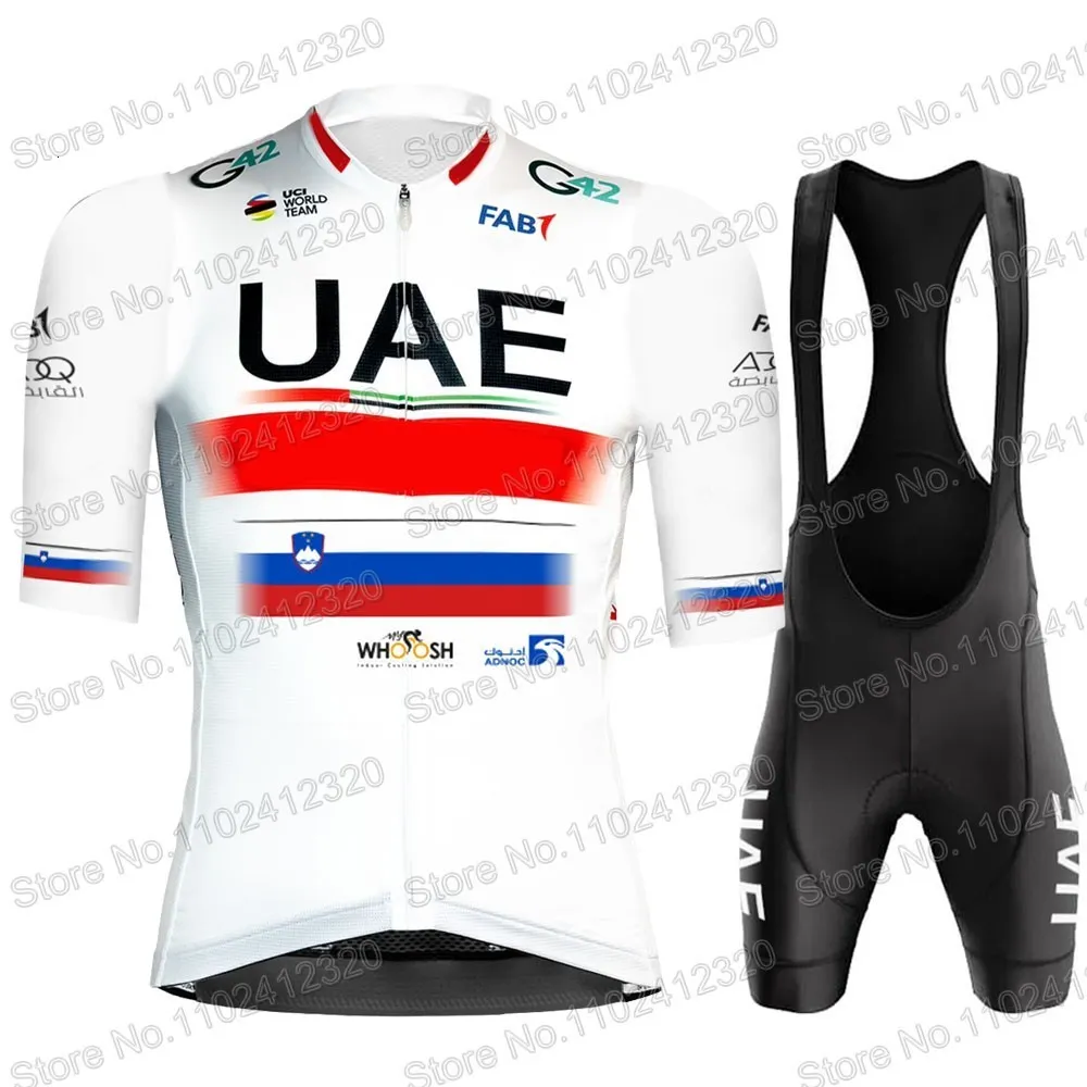 SGCIKER Maglia Da Ciclismo Uomo Retro Pro Team – Set Con Pantaloncini Con Bretelle E Fondello Gel – Manica Corta Traspirante - 6