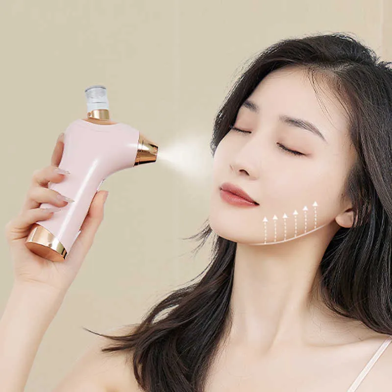 Facial Steamer Pratique Handheld Oxygen Injection Instrument Hydratant Rechargeable Nano Spray Into Beauty 230801