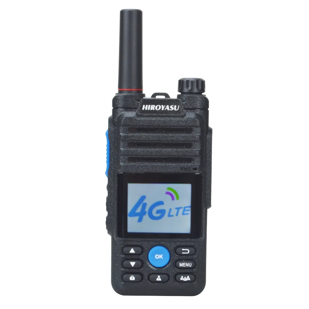 Talkie-walkie HIROYASU 4G Zello LTE PoC TALKIE HI R23 Radio réseau avec WIFI Bluetooth GPS 4000mAh Batterie 230731