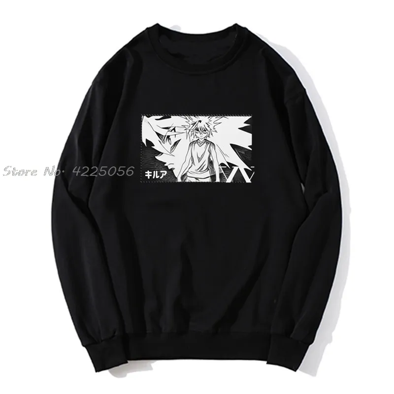 Men's Hoodies Sweatshirts Killua Zoldyck Hunter X Hoodie Anime Manga HxH Spring Autumn Men Pullover Harajuku Streetwear 230731