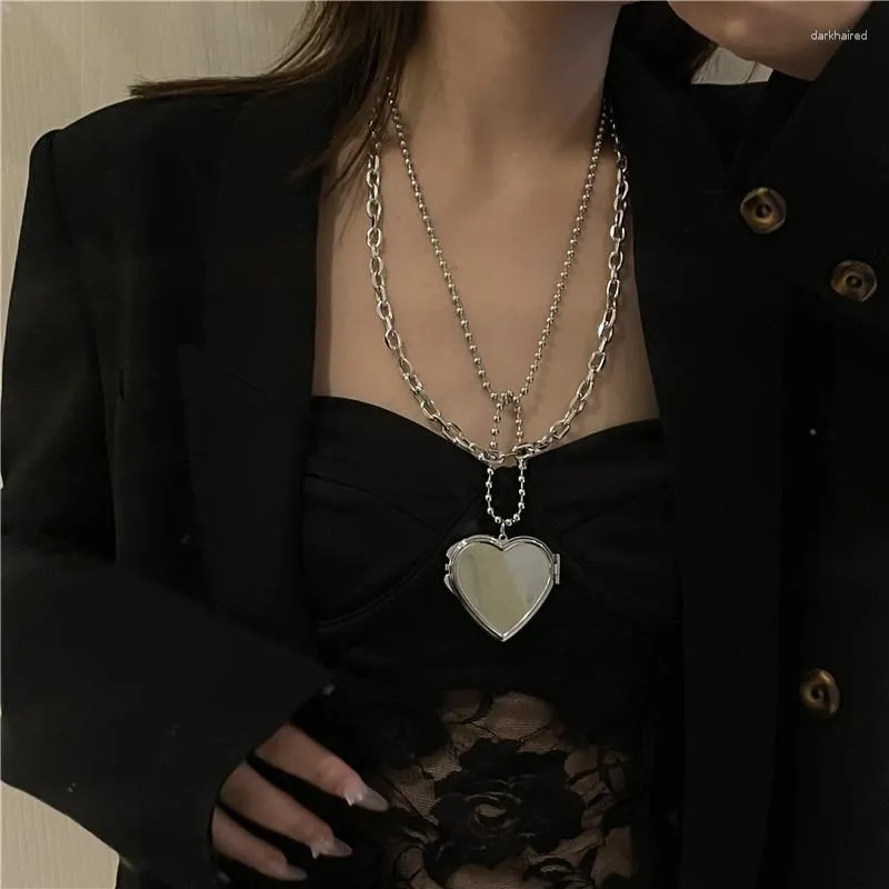 Kettingen Love Mirror Body Chain Waist Verschillende manieren om damesmode diagonale kettingaccessoires te dragen