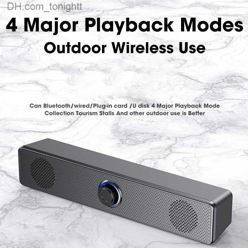 Portable Speakers 360 surround sound system Bluetooth compatible speaker 4D surround sound computer speaker TV speaker subwoofer Z230801
