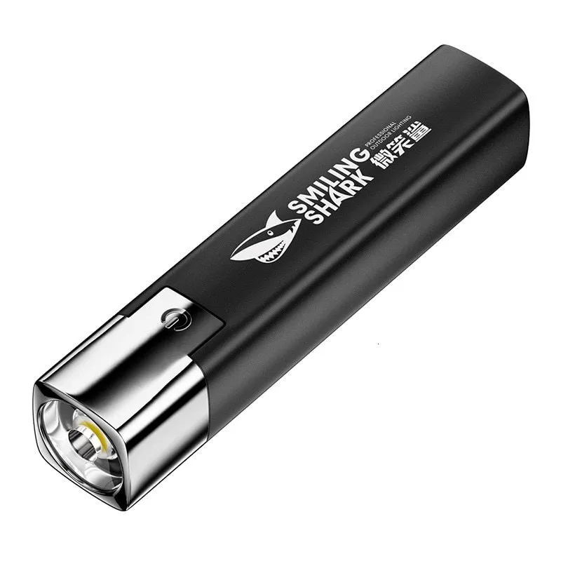 Taschenlampen Superhelle LED-Taschenlampe USB wiederaufladbar 18650 Akku LED-Taschenlampe für Nachtfahrten Camping Jagd Indoor-Blitzlicht 230801