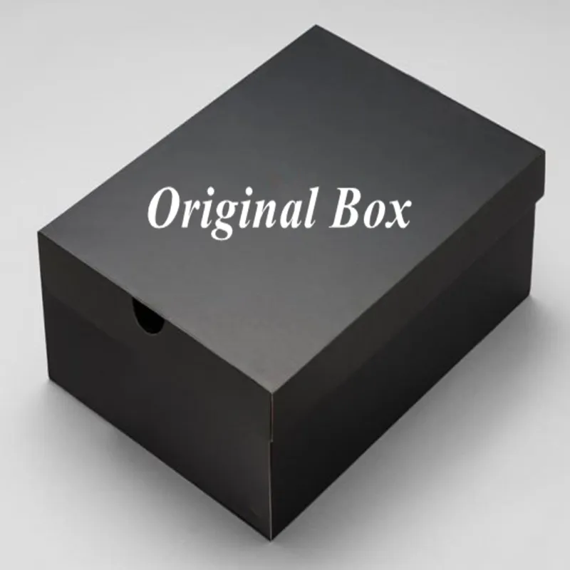 Original Neakers Box Mens Womens Shoes Boxes Shoebox för att skydda skon