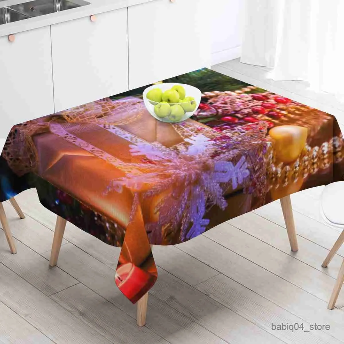 Tarna tavolo Nuovo tovaglia natalizio Cover tavolo impermeabile banchetto tavolo tavolo tavolo da caffè decorazione di nozze R230801