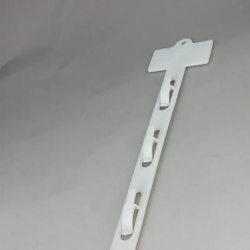 L782mm Plastic PP Retail Supplies Hanging Merchandise Clips Strips W19mm Products Display For Supermarket Store Promotion LL