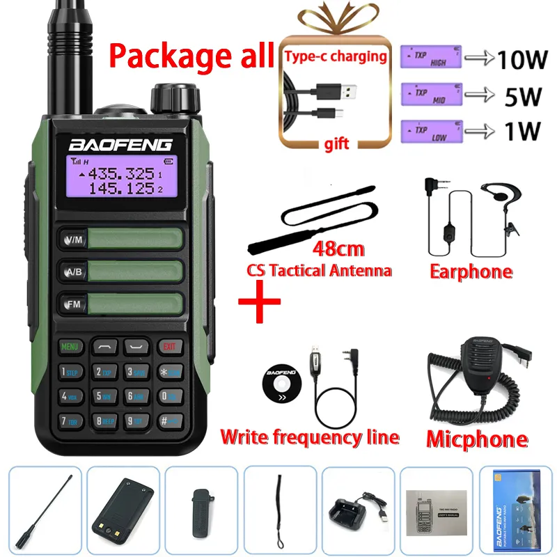 Baofeng UV-16 Long Range Walkie Talkie Handheld Two Way Radio - Any Radios