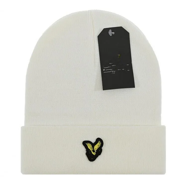 Eagle Autumn Beanies Letter Sticked Hats Women Män Casual Thick Cap Candy Color Fashion Hat