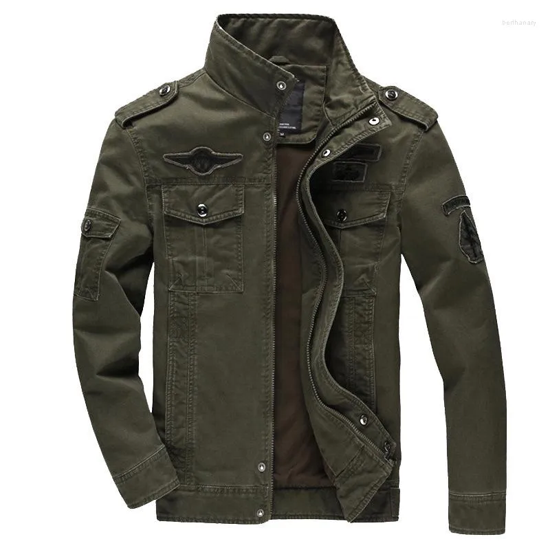 Hommes vestes 2023 veste décontracté coton militaire haute qualité Design lâche mode tendance pour hommes vêtements homme