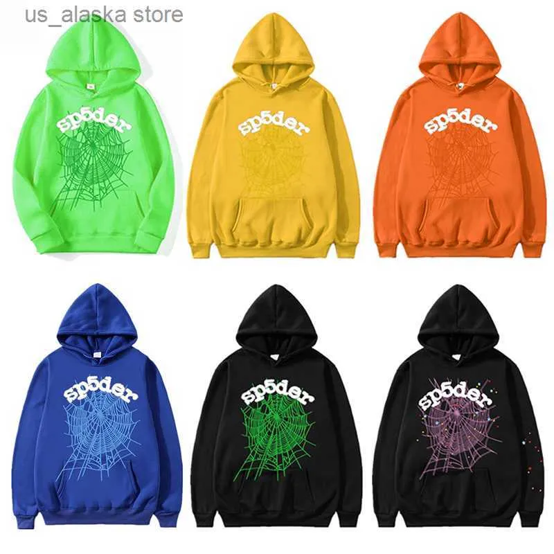 Sweats à capuche pour hommes Sweats Y2k Sweat à capuche Zip Hommes Designer Sweat à capuche 2023 New Street Hip-hop Young Thugs Spider Harajuku Loose Wild Clothing Anime Top T230731