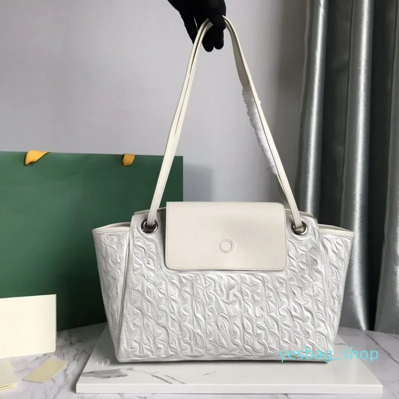 Designer Bag Tote Bags Borsa a tracolla Borse a tracolla da donna Rouette Pelle di vacchetta di lusso Hardware in acciaio di lino