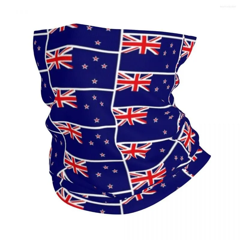 スカーフZealand Flag Wellington Bandana Neck Gaiterプリントマスクスカーフ温かいサイクリング