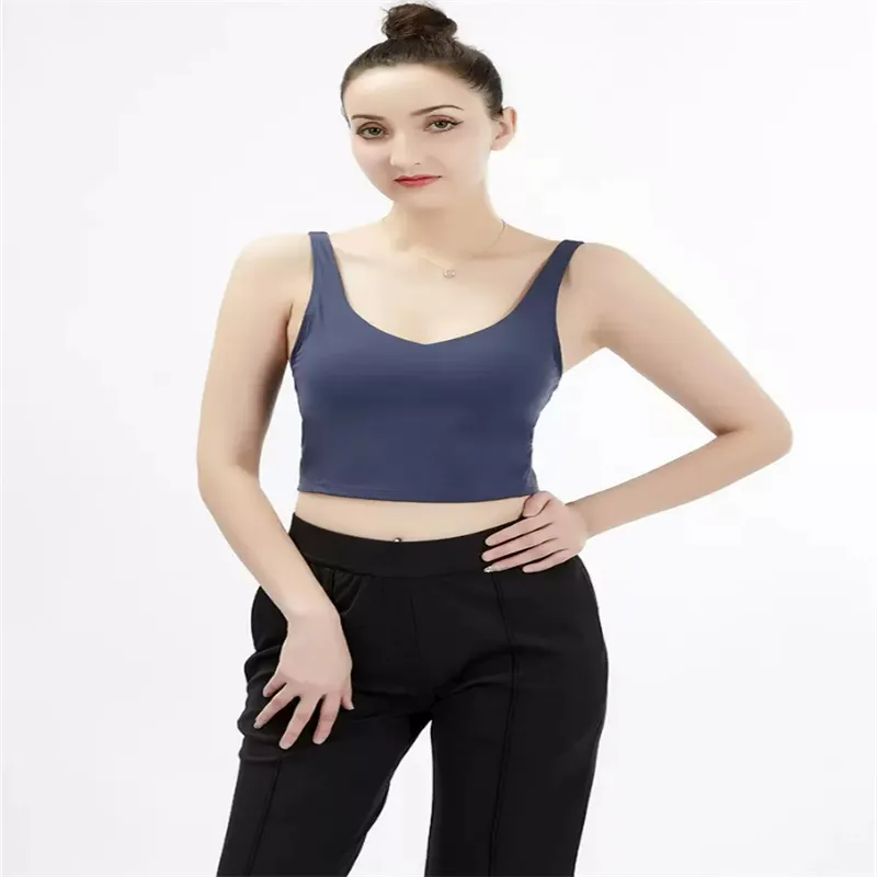 LL Yellow Yoga Outfit High Impact Seamless Sport Bra For Women Gym Active  Wear, Yoga Workout Vest, Sports Tops In Same Style As LULU Lemon From  Hadis, $18.99